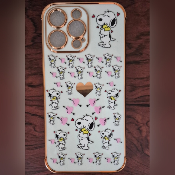 Custom Other - 🎁🆓️ Gift Charming Snoopy Love Themed Iphone 14 Pro Max Phone Case